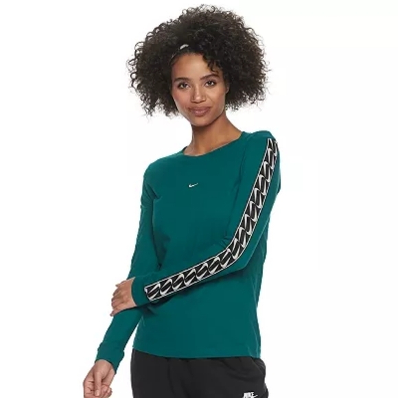 Nike Tops - Nike Teal Long-sleeved Tee Shirt Size Large
